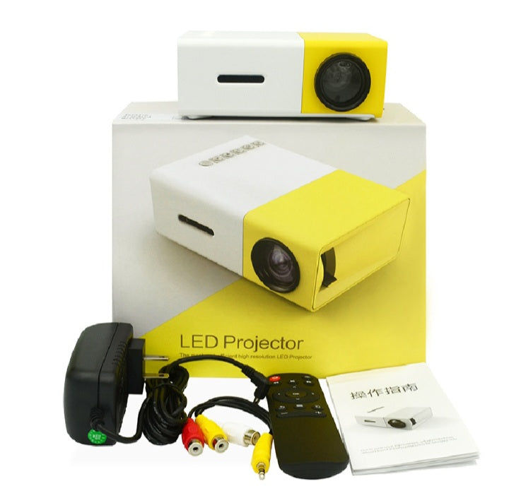 PROYECTOR PORTATIL LED AMARILLO